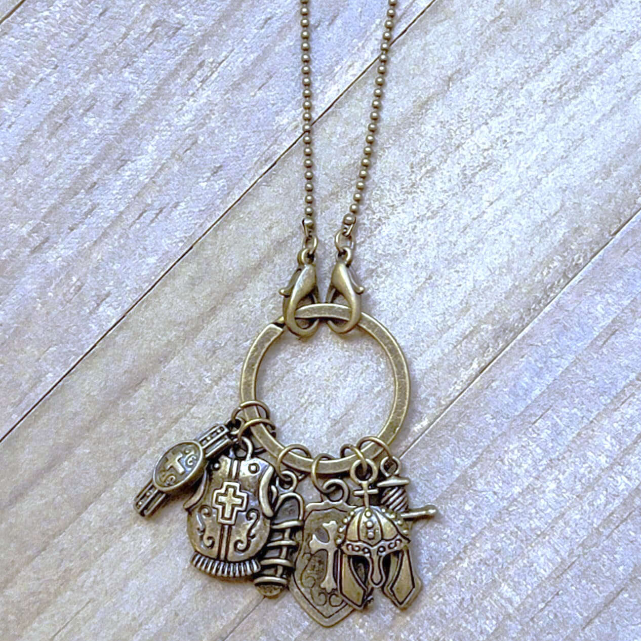 Armor of God Rear View Mirror Accessory- Ephesians 6:10-20 - Nicki Lynn Jewelry