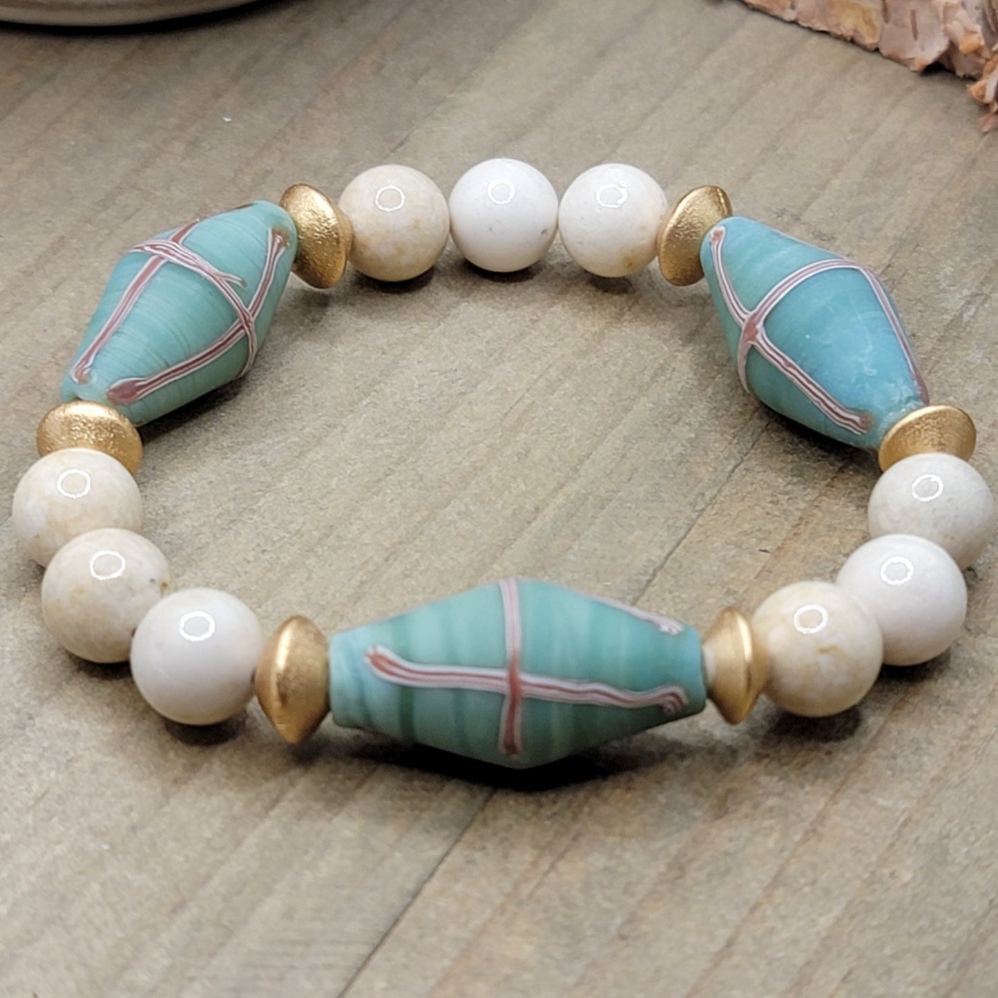 Java French Cross Bracelet, Nicki Lynn Jewelry