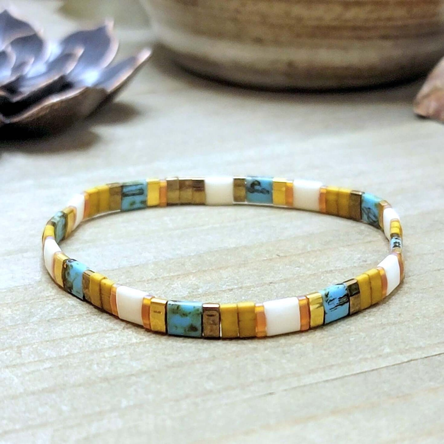 Tila Bead Bracelet-Popular Dainty Beaded Bracelet, Nicki Lynn Jewelry