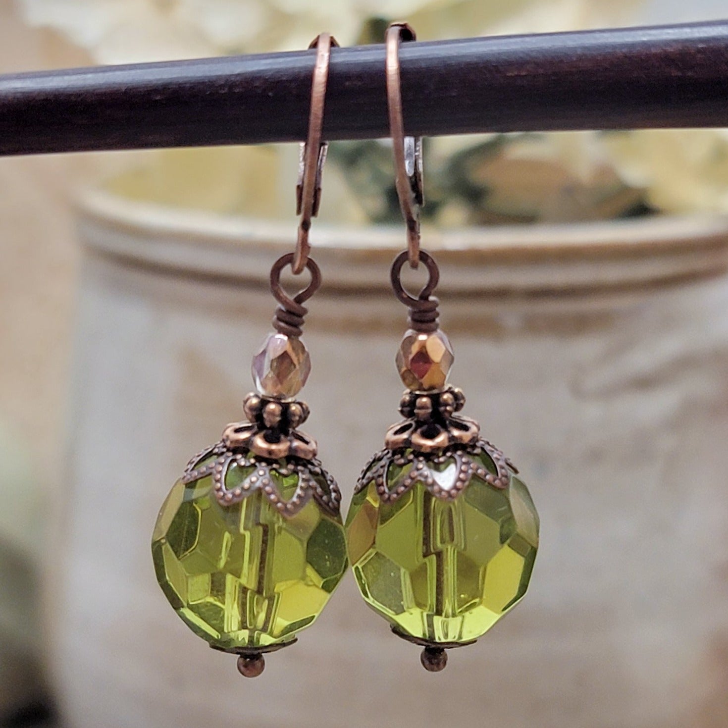 Swarovski olive deals earrings