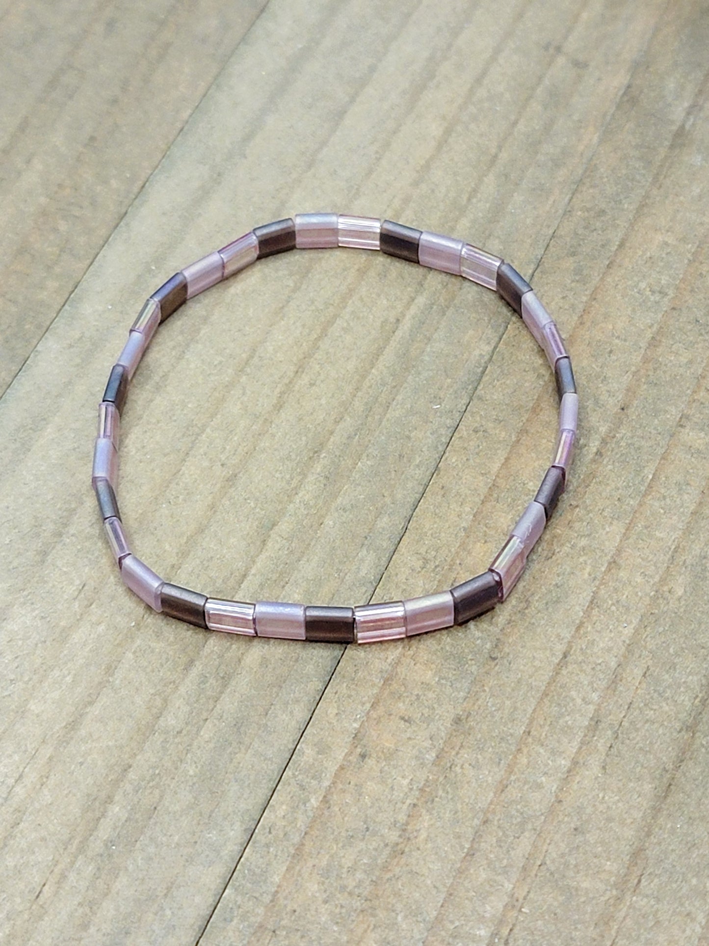 Tila Bead Bracelet-Popular Dainty Beaded Bracelets for Women-Lavender, Nicki Lynn Jewelry 