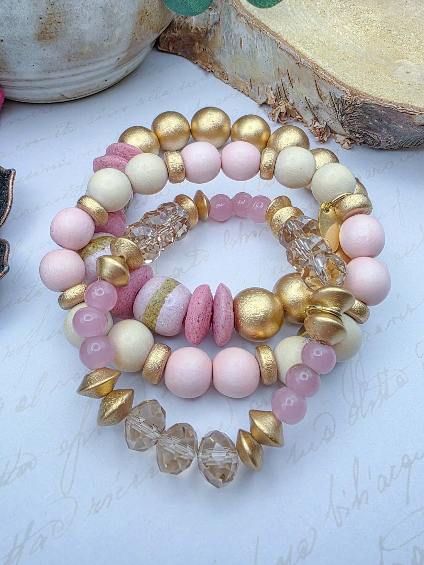 Chunky Statement Bracelet: Pink Edition