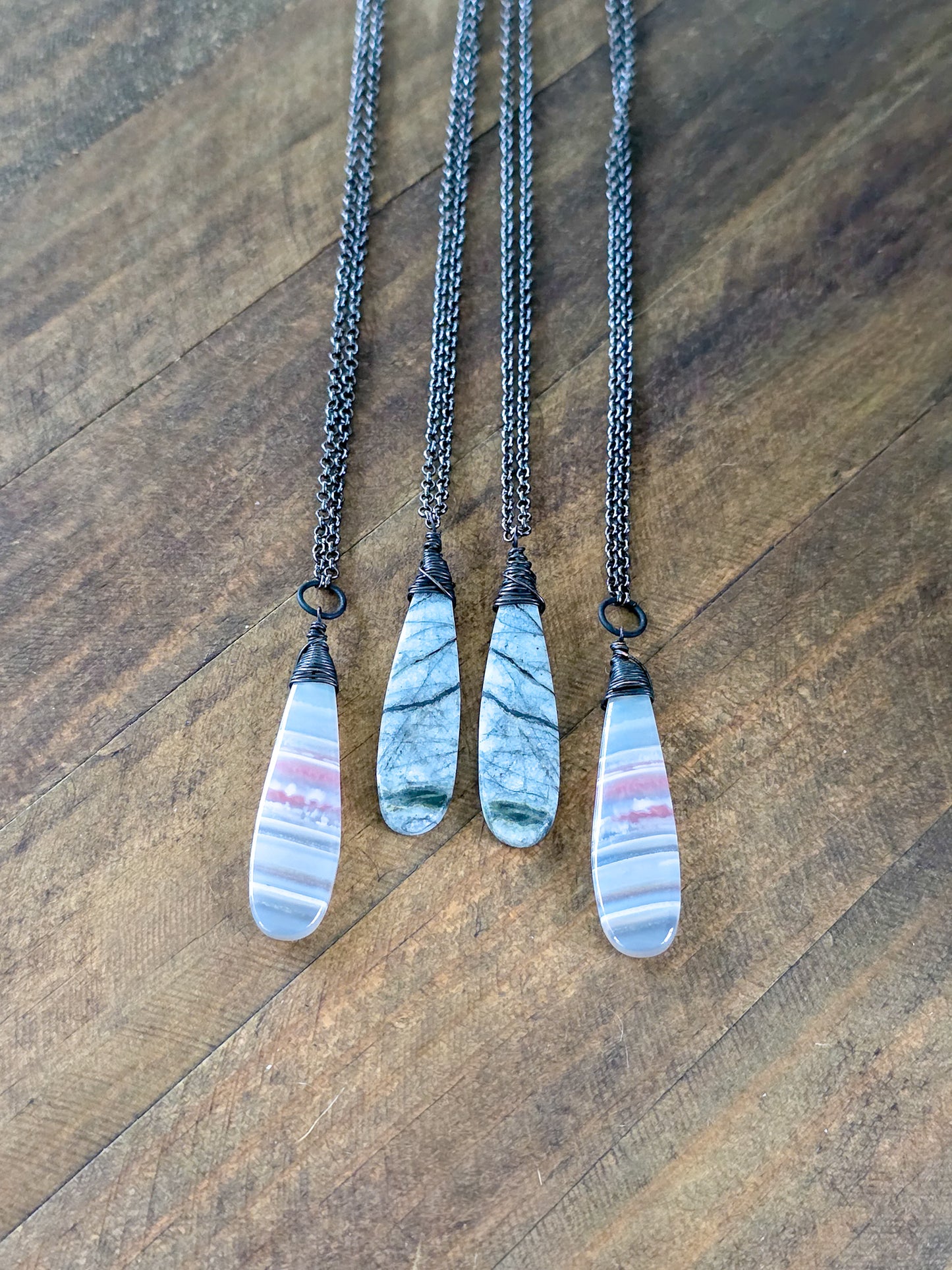 Earthy Stone Pendant Necklace, Nicki Lynn Jewelry