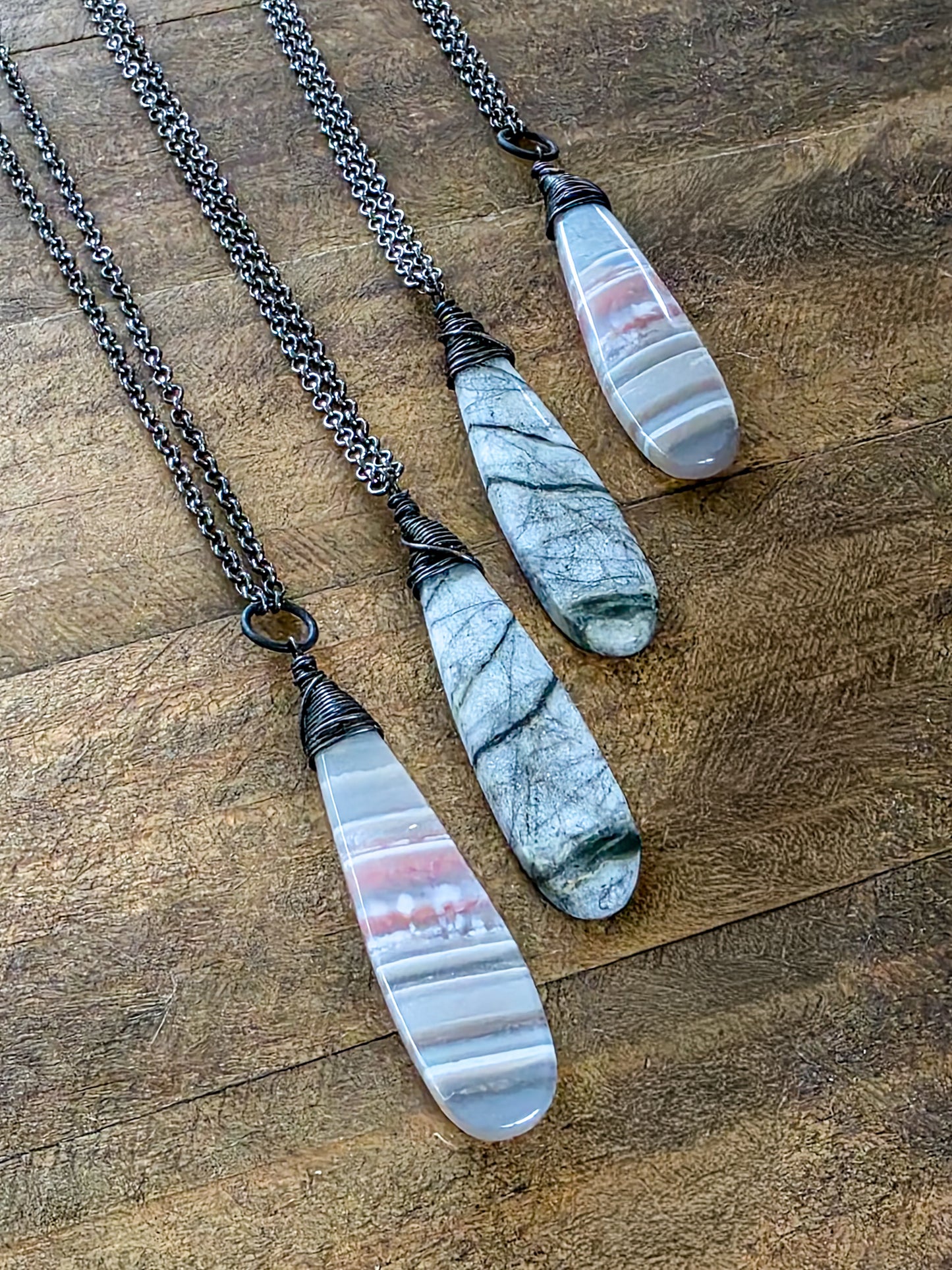 Earthy Stone Pendant Necklace, Nicki Lynn Jewelry