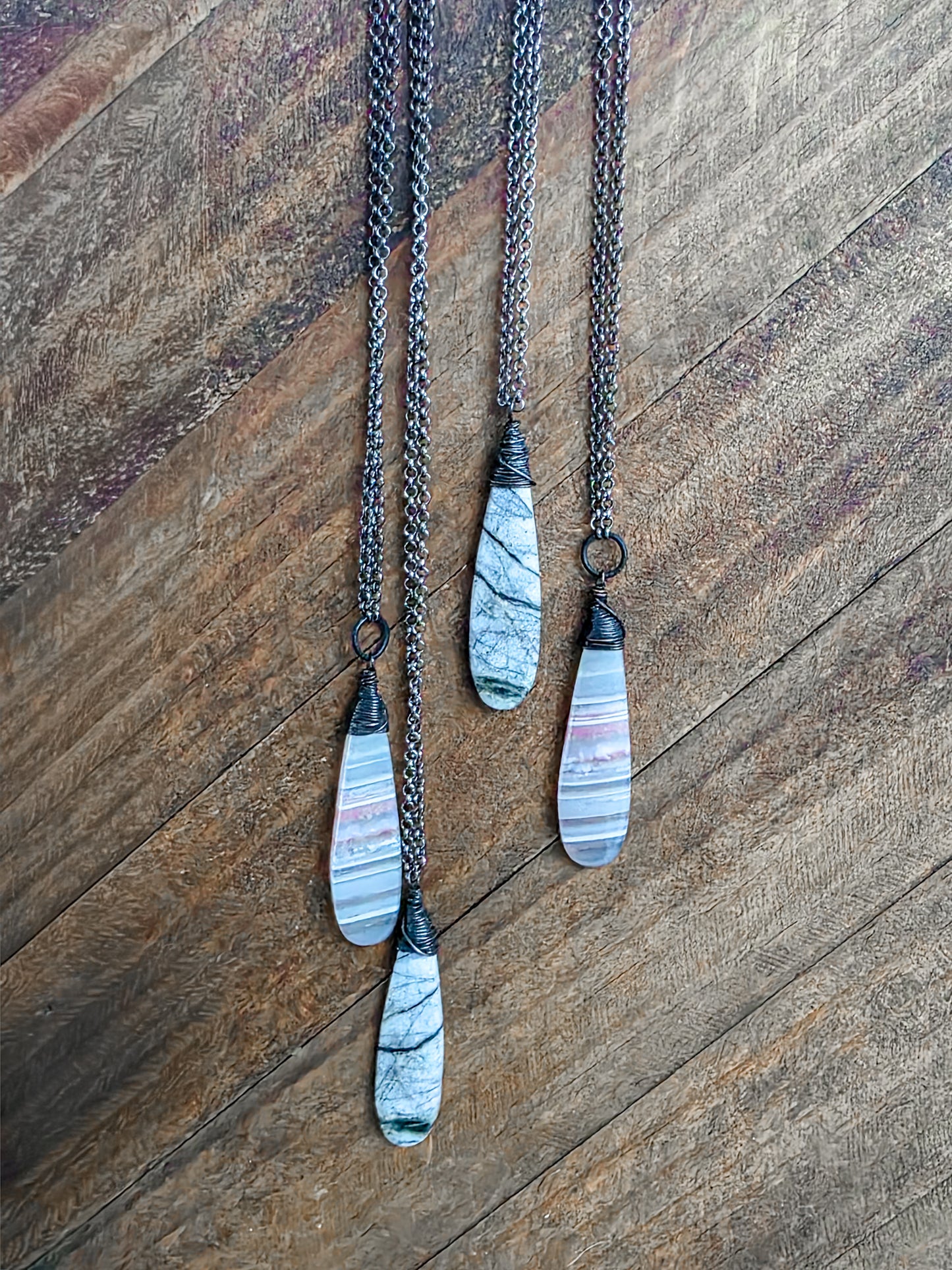 Earthy Stone Pendant Necklace, Nicki Lynn Jewelry