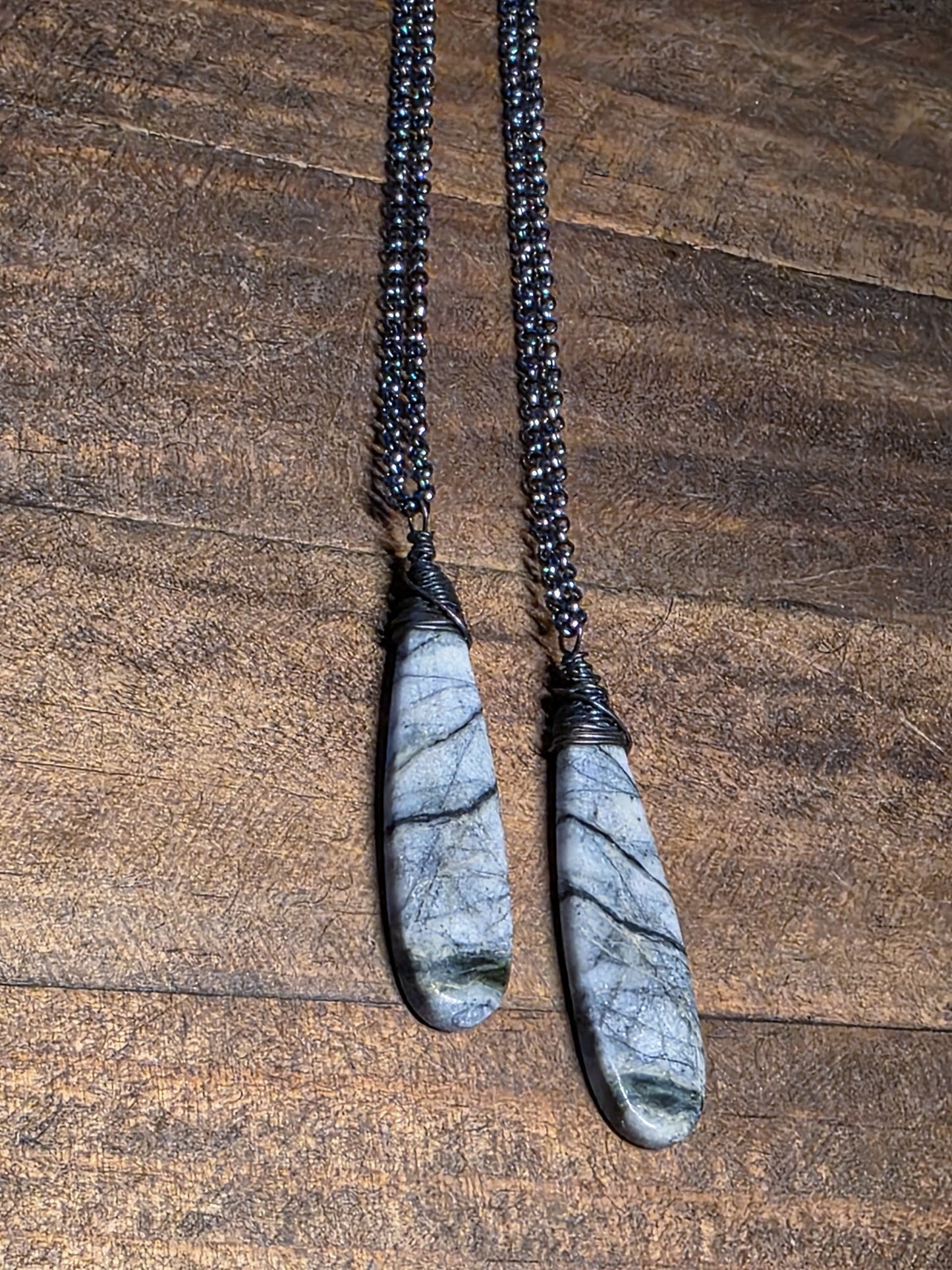 Earthy Stone Pendant Necklace, Nicki Lynn Jewelry