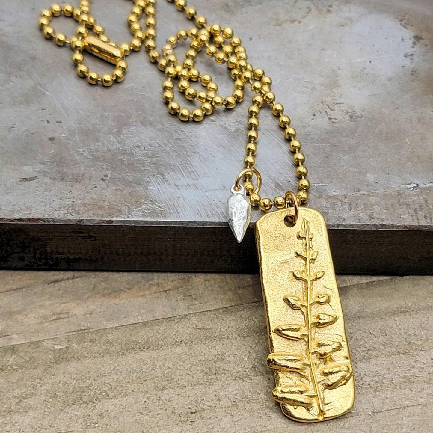 Artisan Fern Leaf Necklace - Nicki Lynn Jewelry