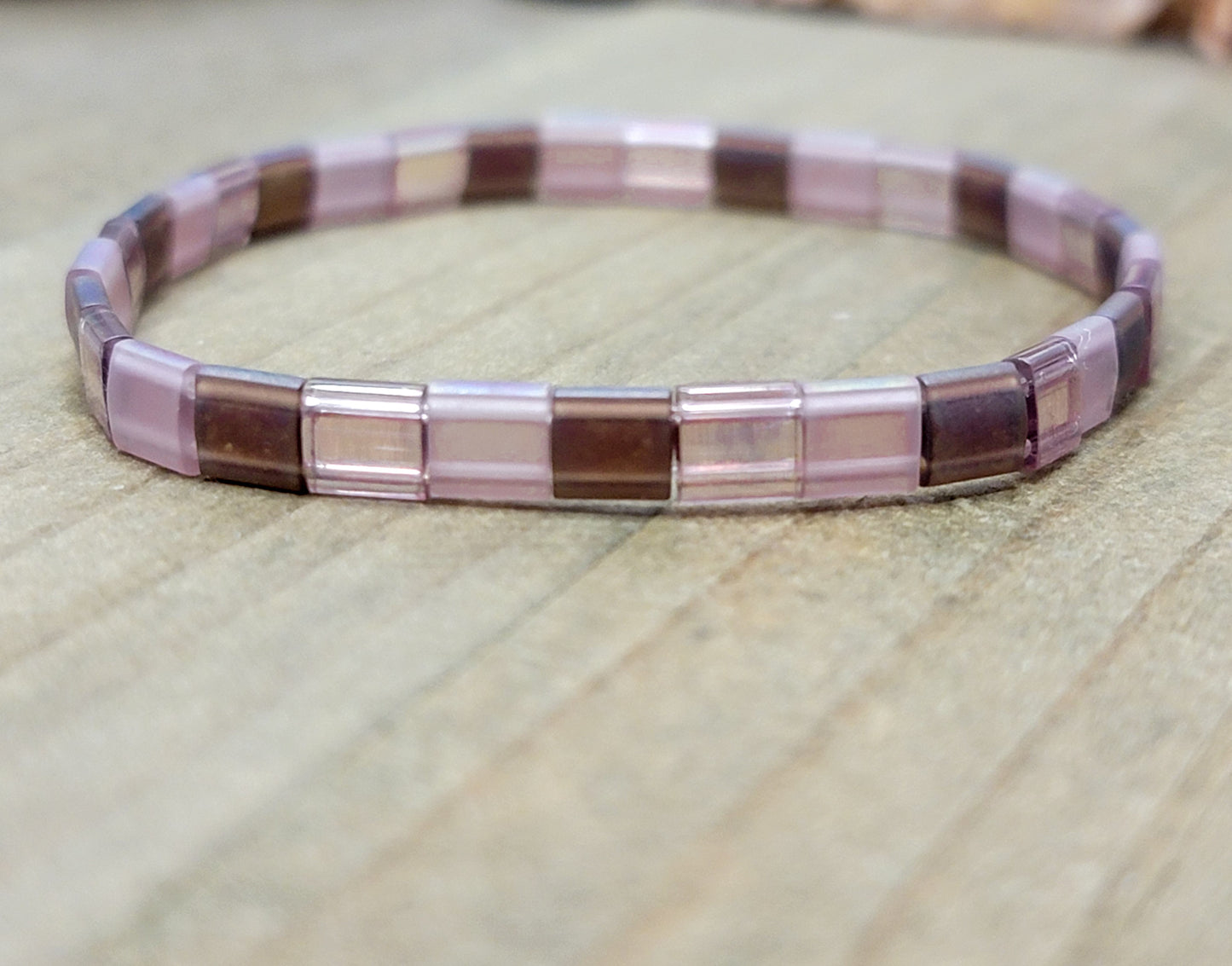 Tila Bead Bracelet-Popular Dainty Beaded Bracelets for Women-Lavender, Nicki Lynn Jewelry 