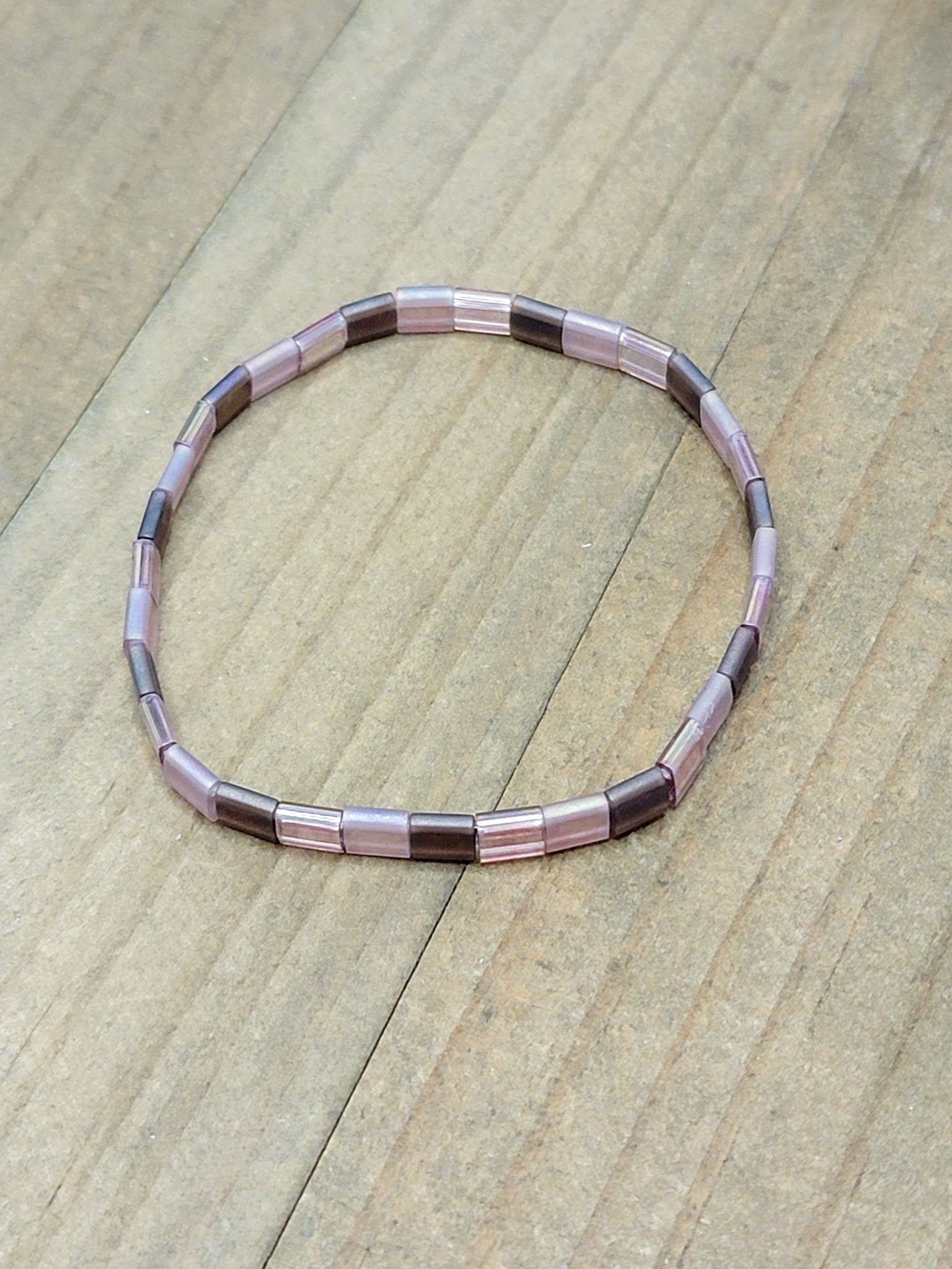 Tila Bead Bracelet-Popular Dainty Beaded Bracelets for Women-Purples