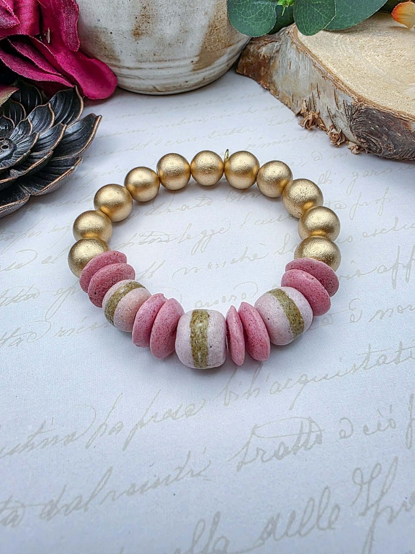 Chunky Statement Bracelet: Pink Edition