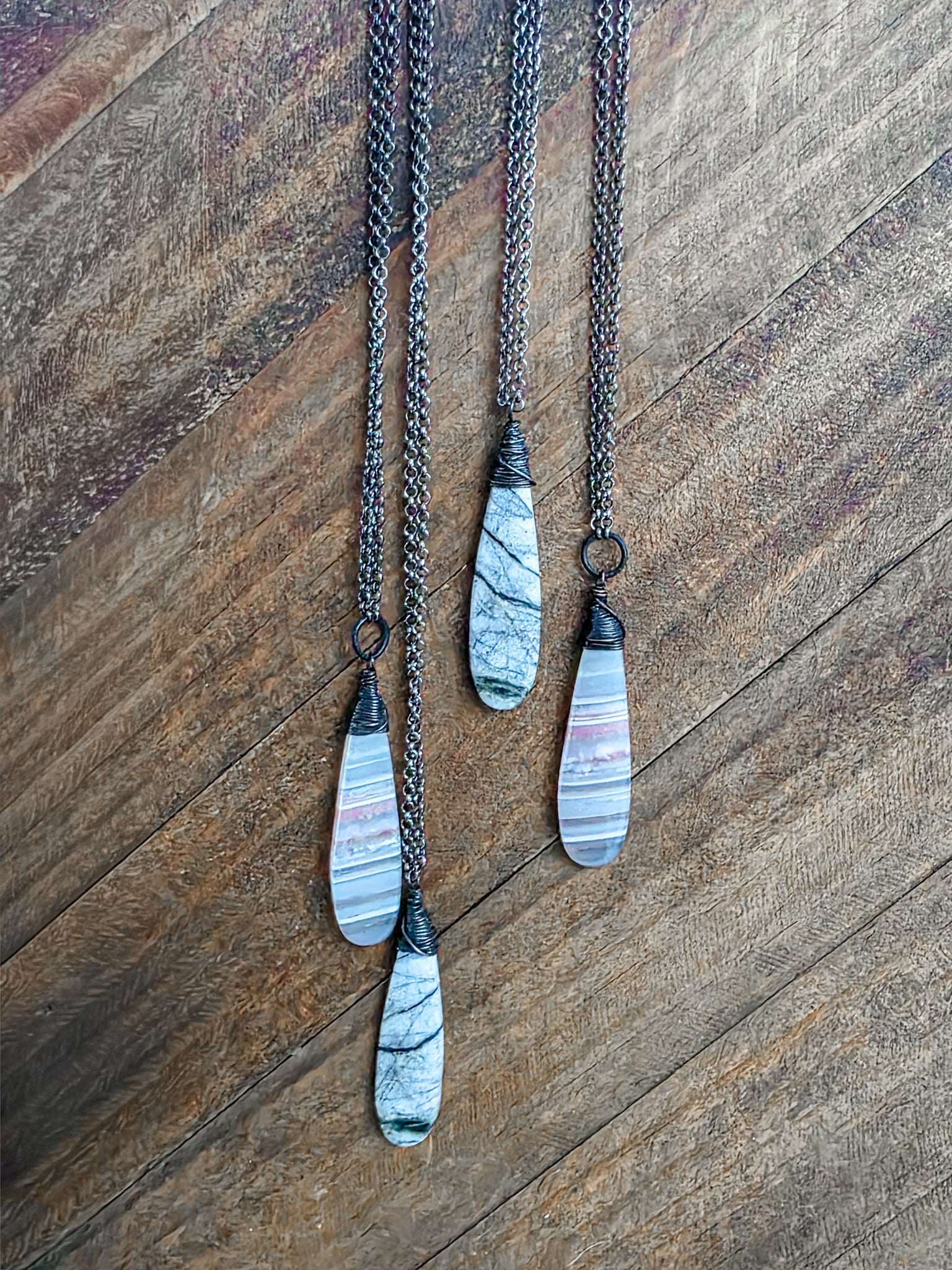 Earthy Stone Pendant Necklace, Nicki Lynn Jewelry