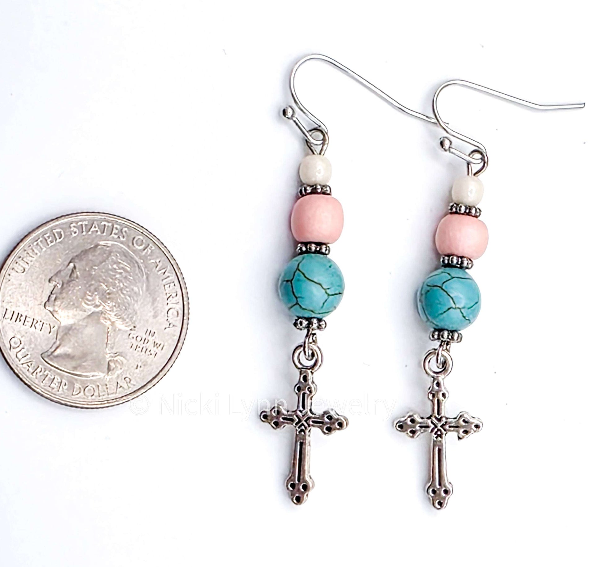 Everyday Grace Cross Earrings, Nicki Lynn Jewelry 