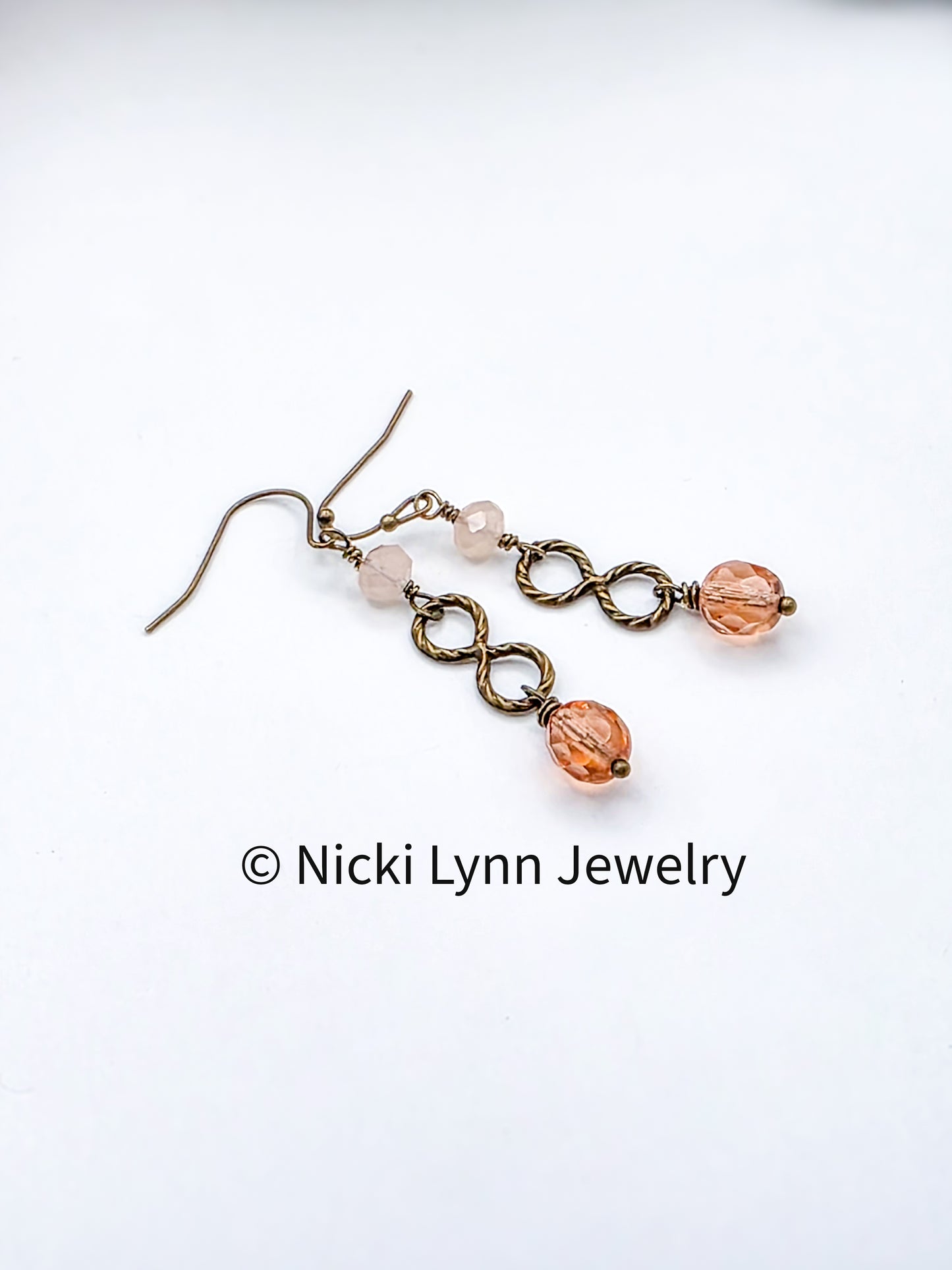 Blush & Brass Wander Earrings, Nicki Lynn Jewelry 