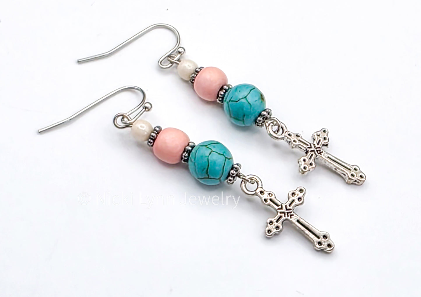 Everyday Grace Cross Earrings, Nicki Lynn Jewelry 