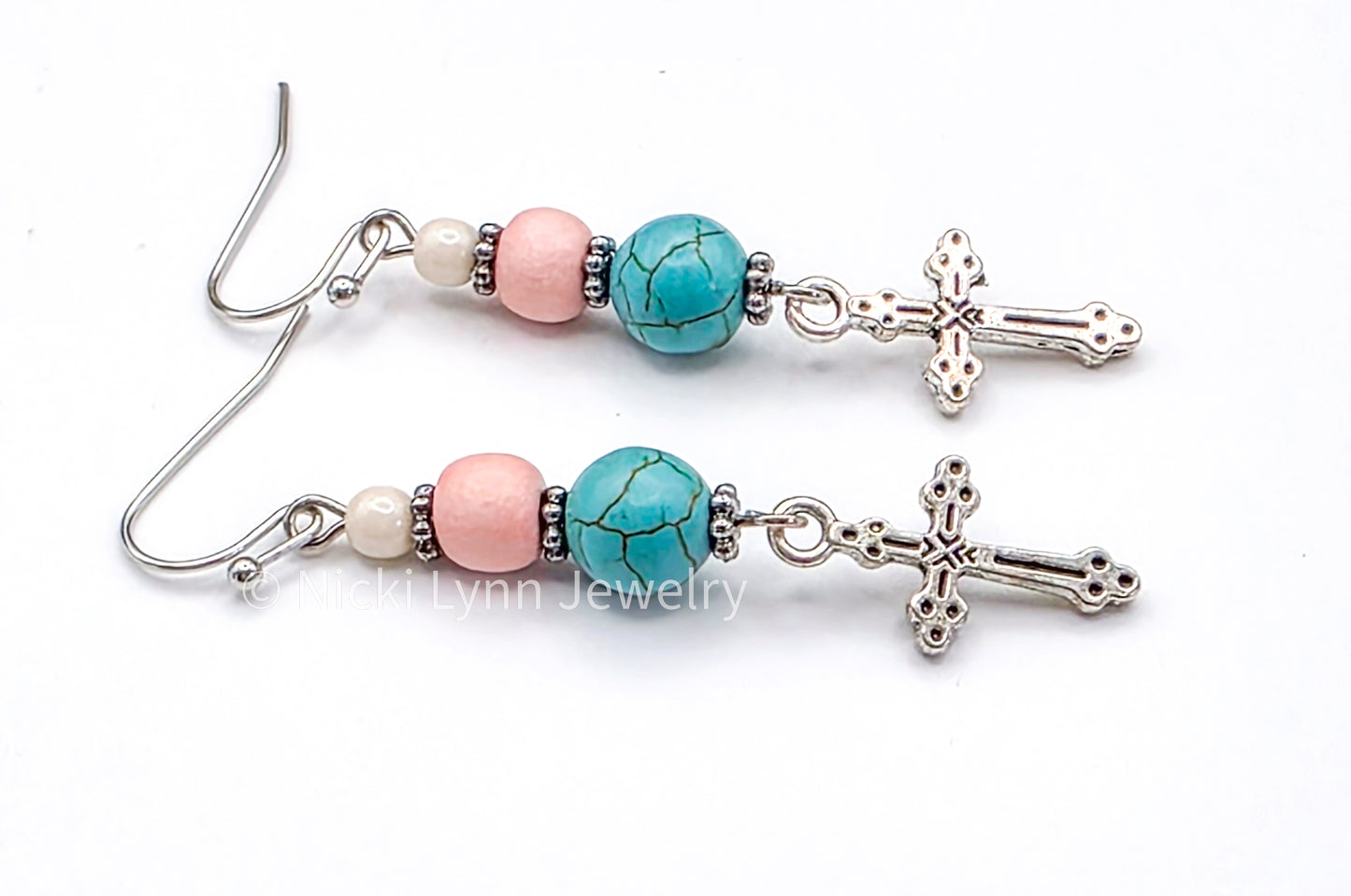 Everyday Grace Cross Earrings, Nicki Lynn Jewelry 