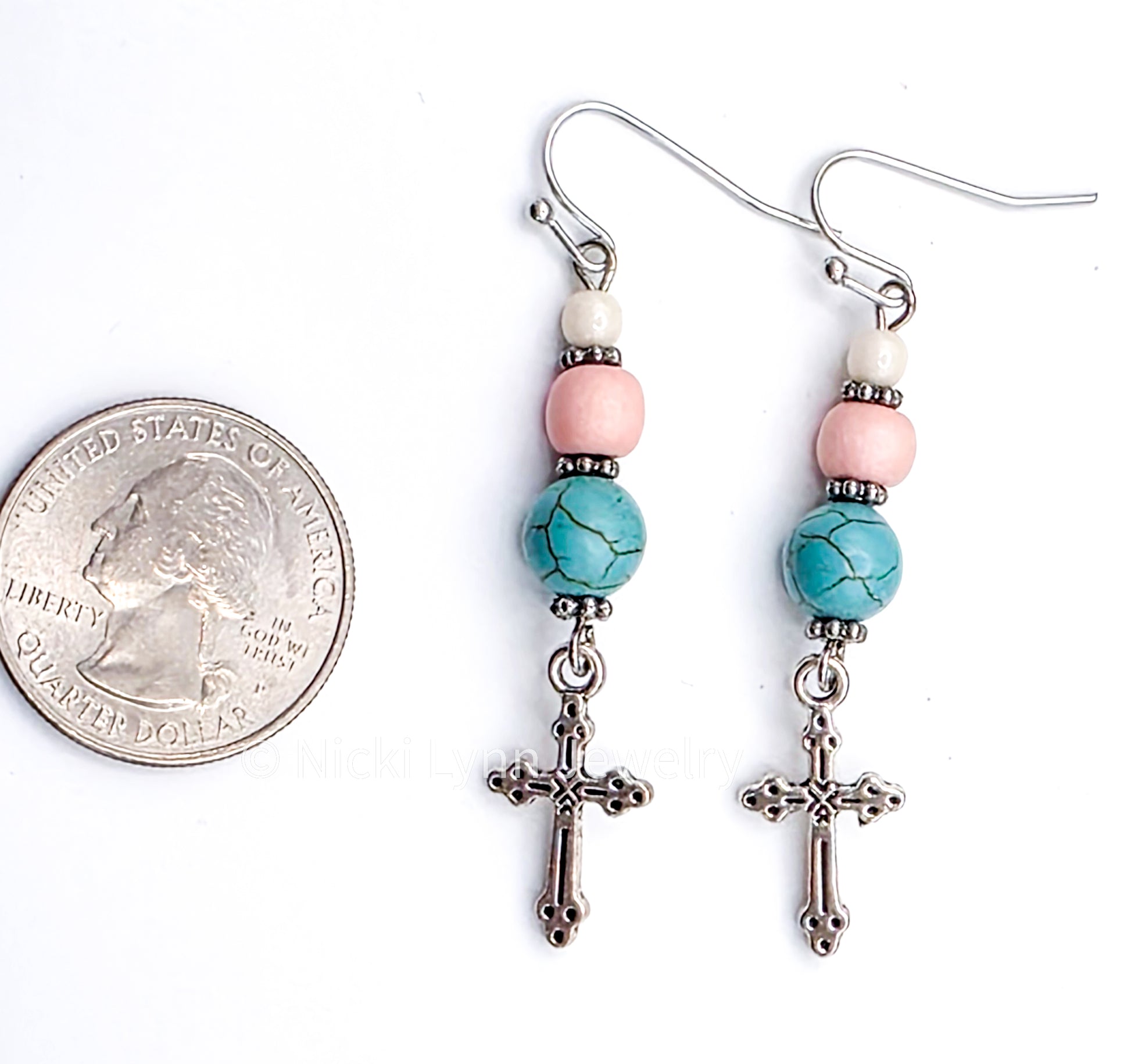 Everyday Grace Cross Earrings, Nicki Lynn Jewelry 