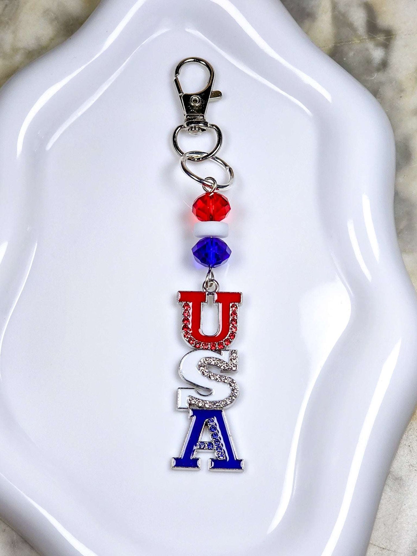 USA 250th Anniversary Charm, Nicki Lynn Jewelry 