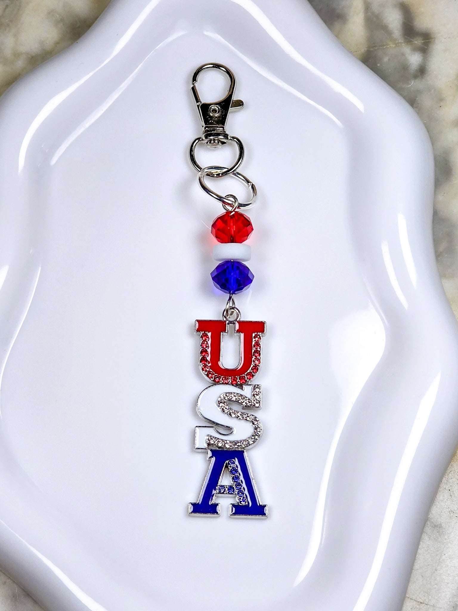 USA 250th Anniversary Charm, Nicki Lynn Jewelry 