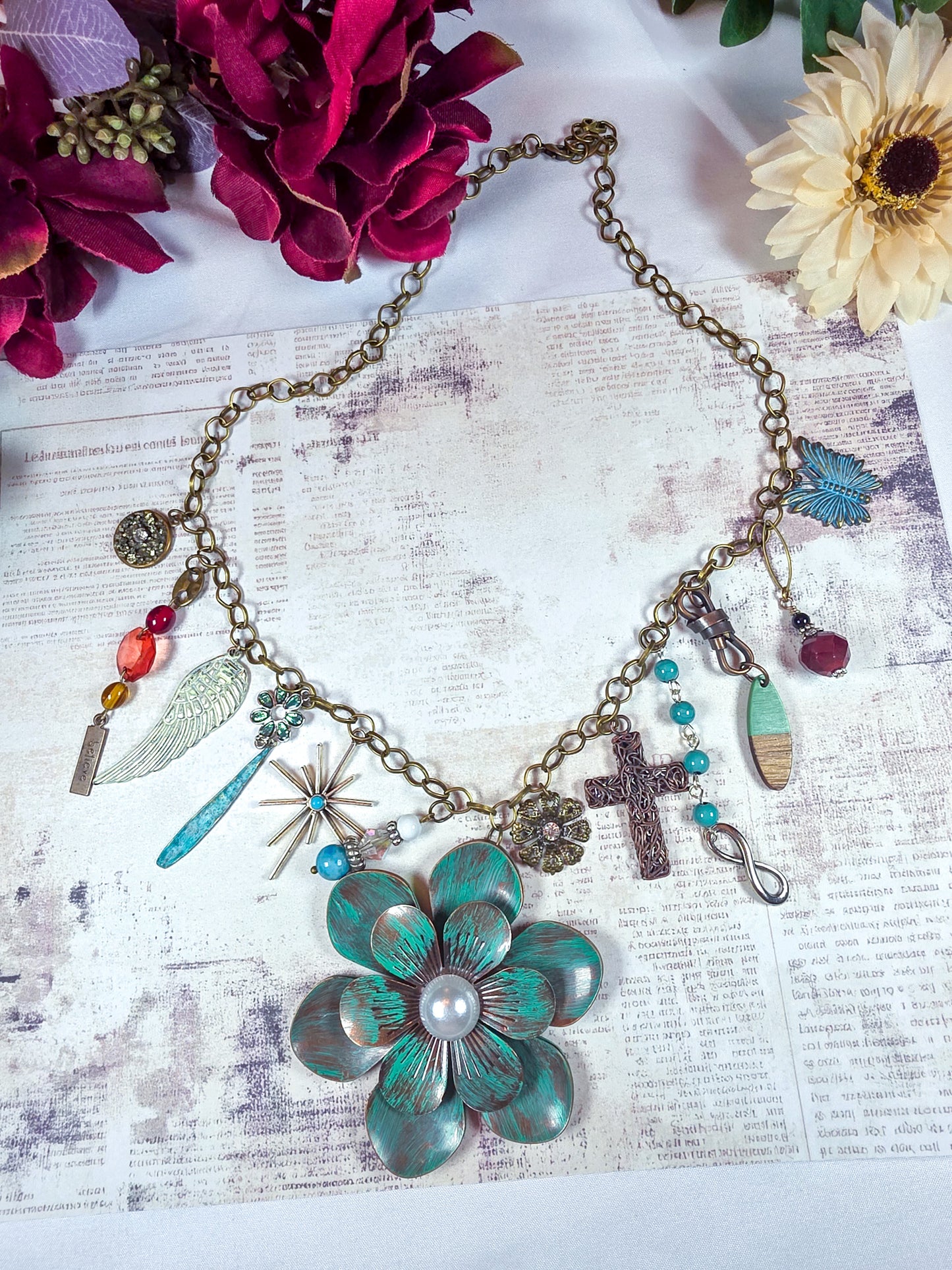 Chunky Charm Chunky Statement Necklace