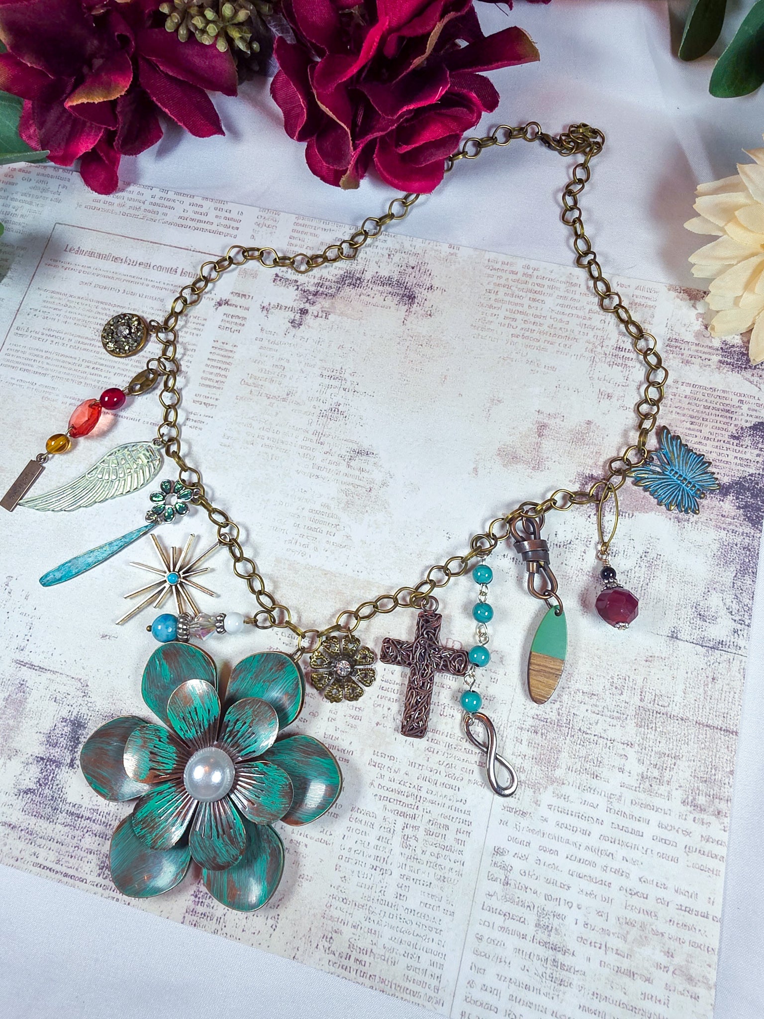 Chunky Charm Chunky Statement Necklace