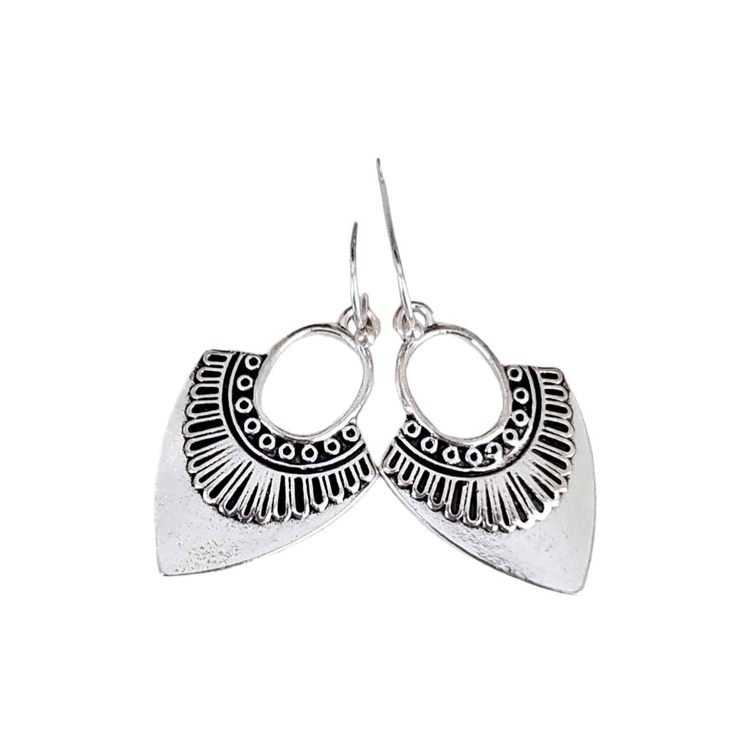 Silver Art Deco Earrings - Nicki Lynn Jewelry