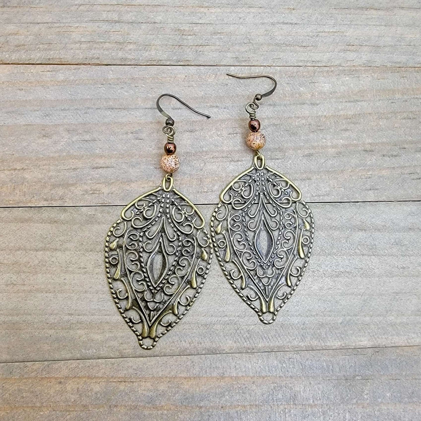 Nature Inspired Filigree Earrings - Nicki Lynn Jewelry