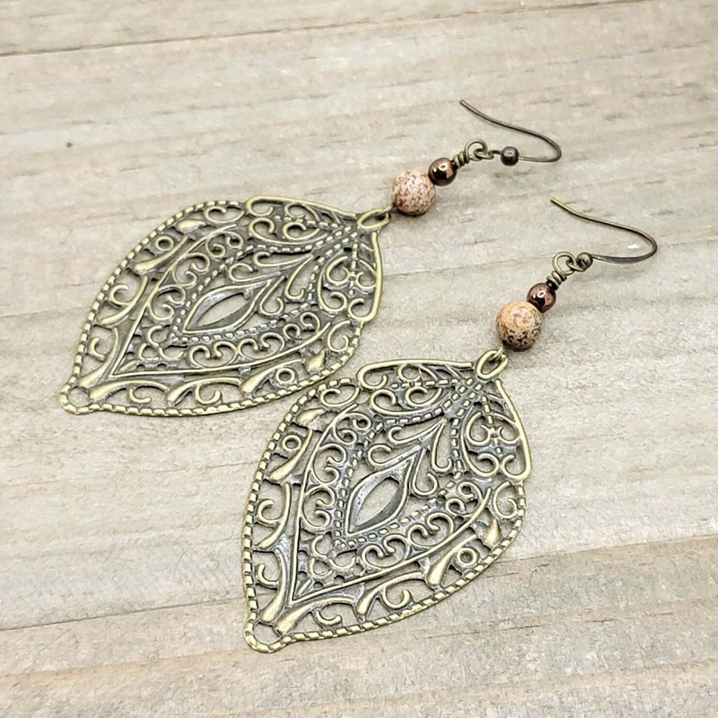 Nature Inspired Filigree Earrings - Nicki Lynn Jewelry