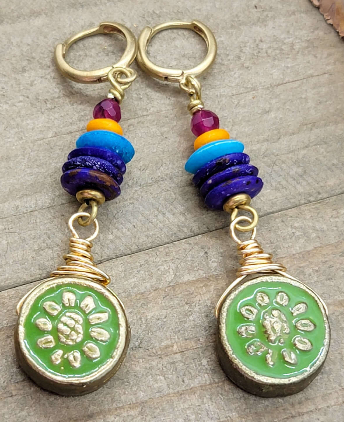 Colorful Beaded Earrings - Nicki Lynn Jewelry