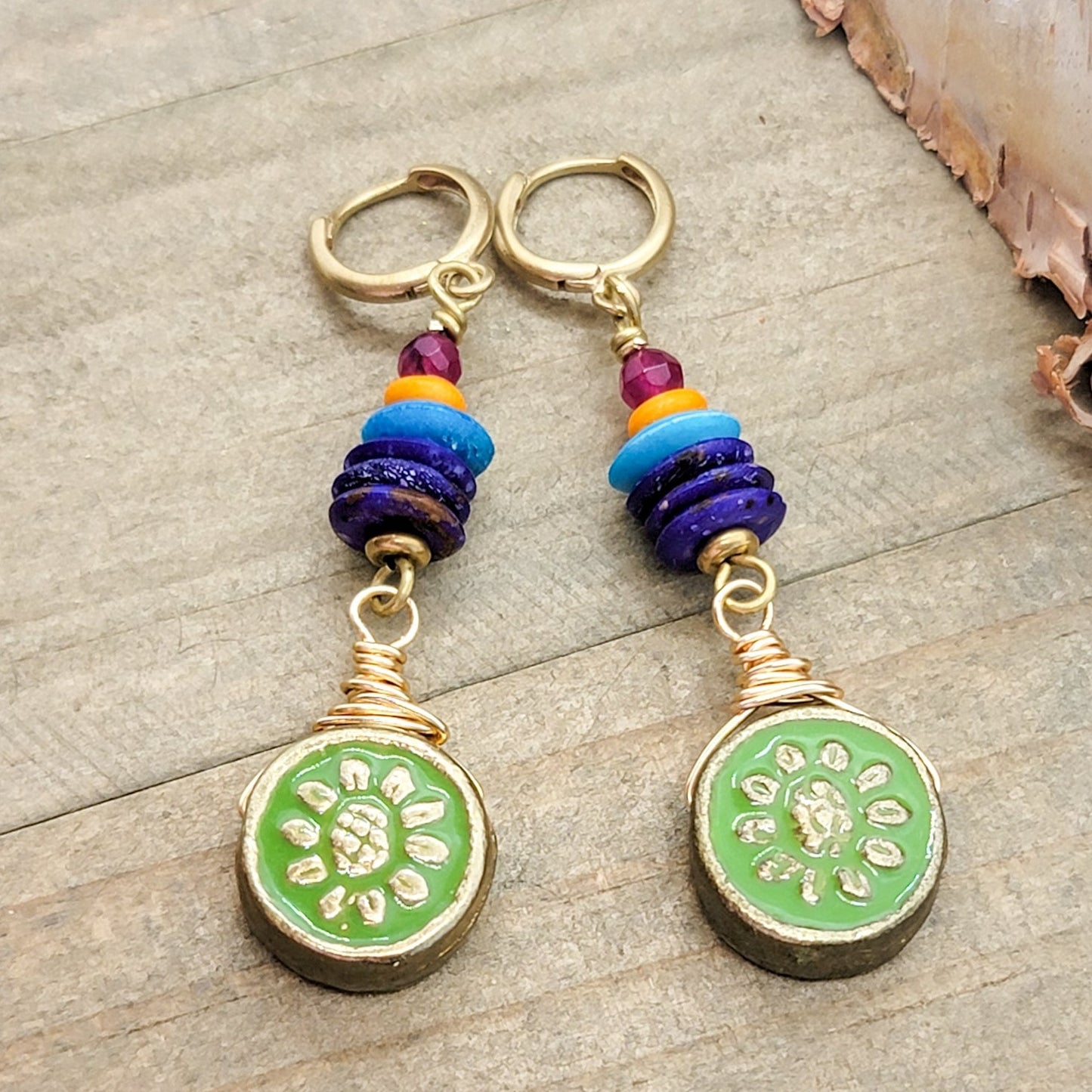 Colorful Beaded Earrings - Nicki Lynn Jewelry