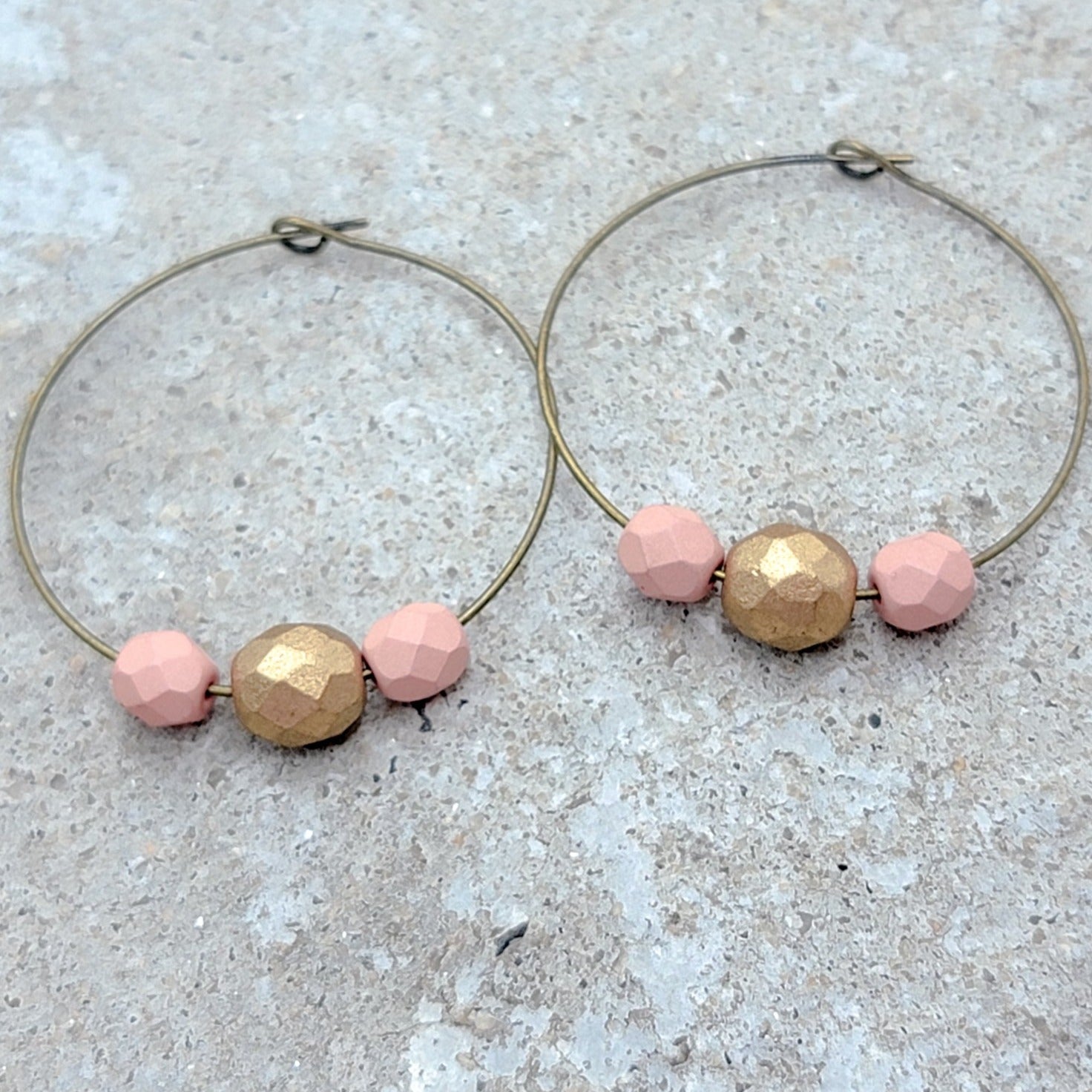 Boho Beaded Hoop Earrings - Nicki Lynn Jewelry