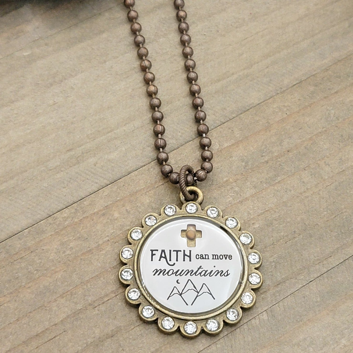 Faith Can Move Mountains Mustard Seed Necklace - Nicki Lynn Jewelry