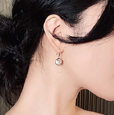 Dainty Rhinestone Drop Earrings, Nicki Lynn Jewelry 