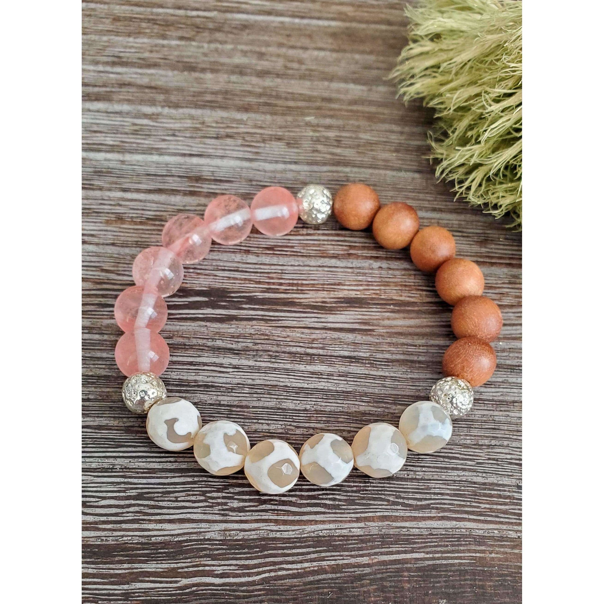 Assorted Stone and Wood Bracelet - Nicki Lynn Jewelry