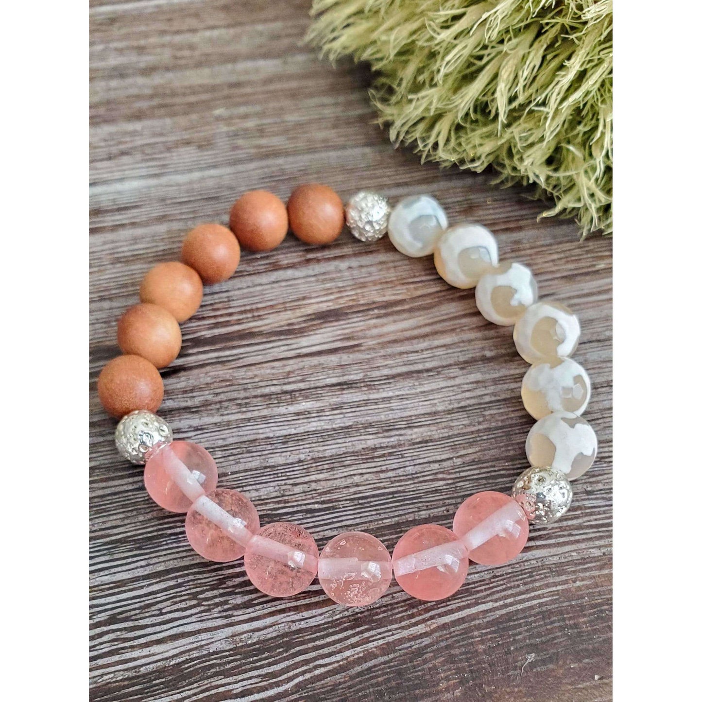 Assorted Stone and Wood Bracelet - Nicki Lynn Jewelry