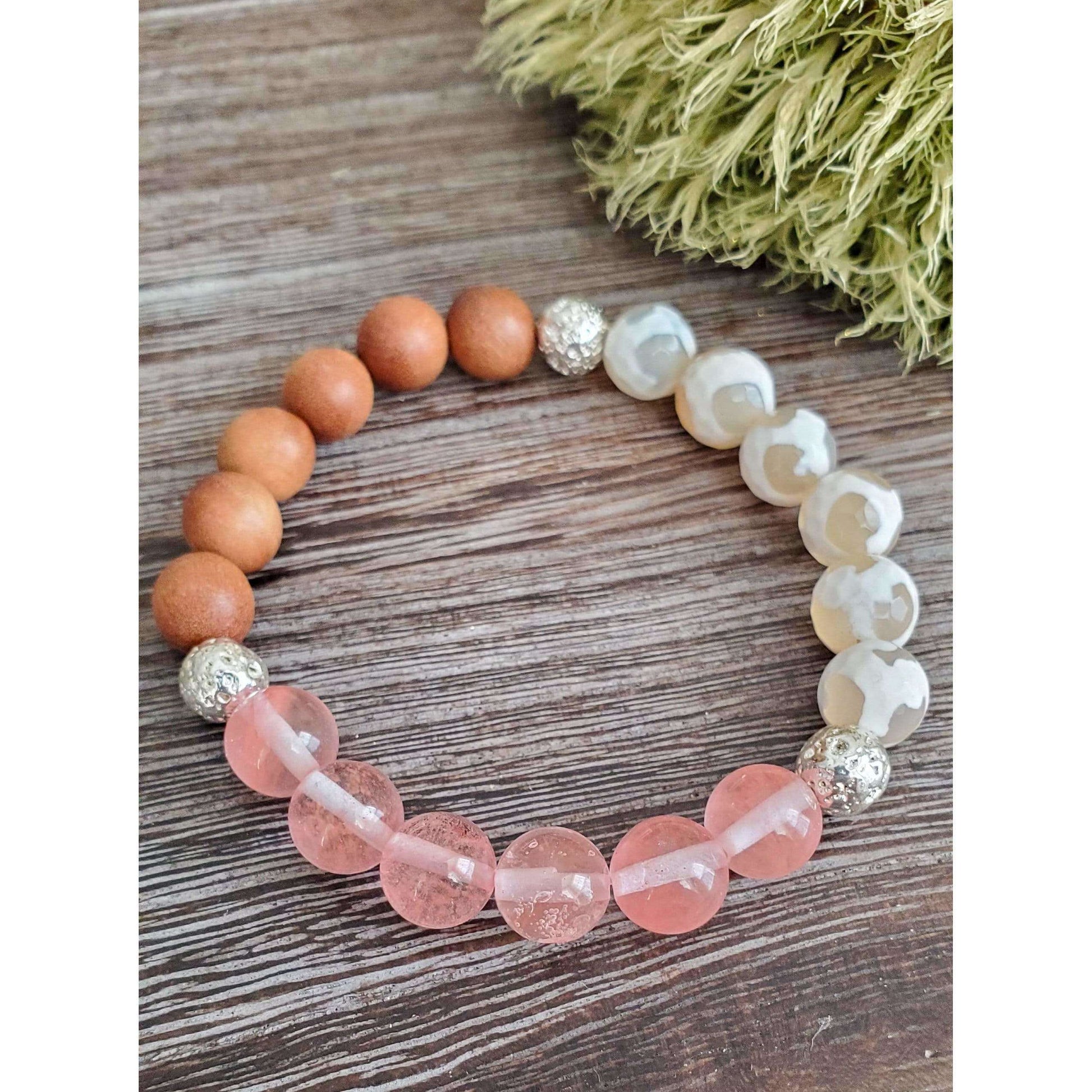 Assorted Stone and Wood Bracelet - Nicki Lynn Jewelry