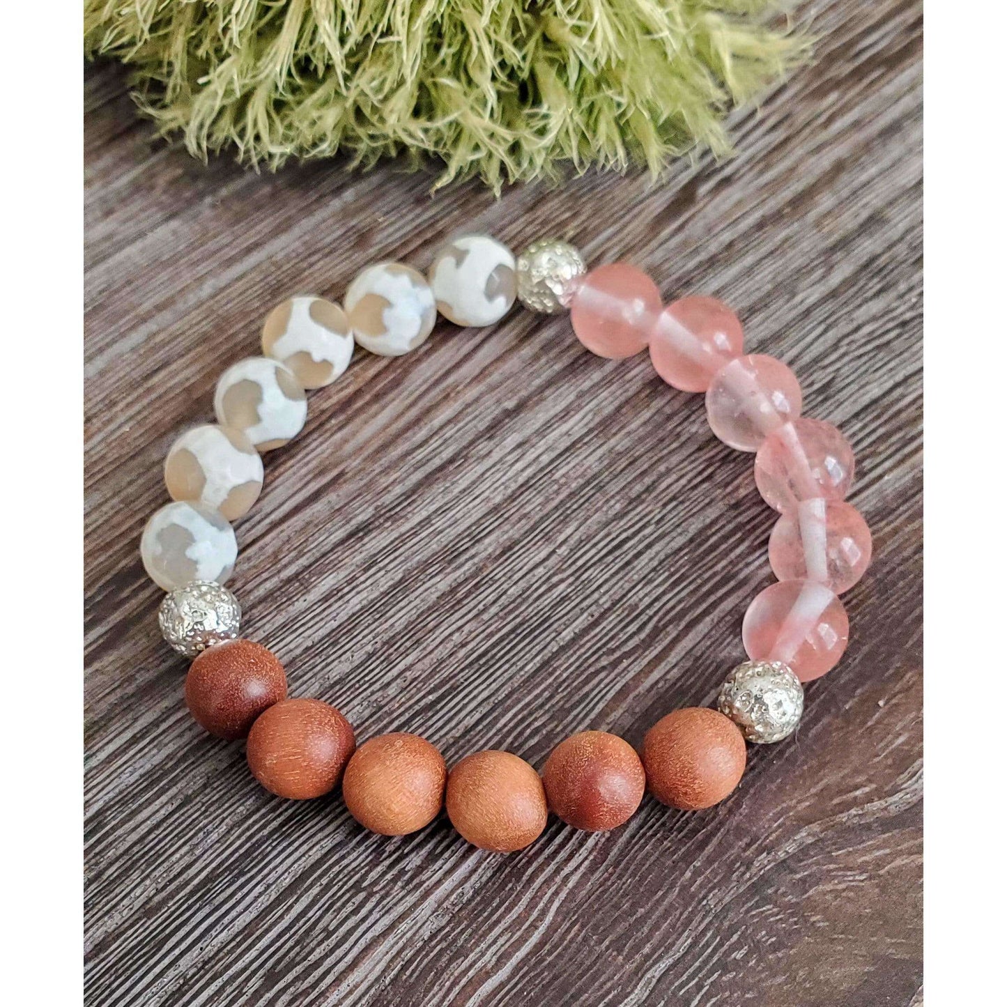 Assorted Stone and Wood Bracelet - Nicki Lynn Jewelry