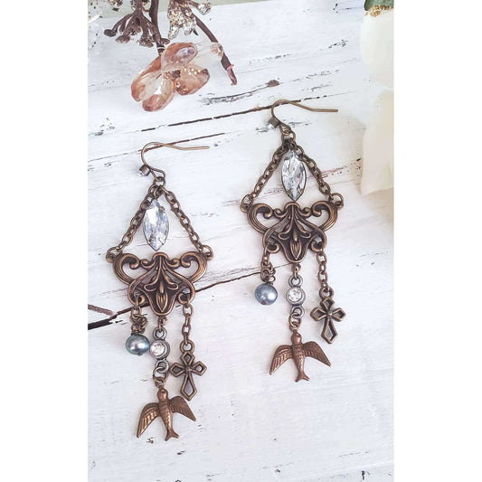 Victorian Chandelier Earrings - Nicki Lynn Jewelry