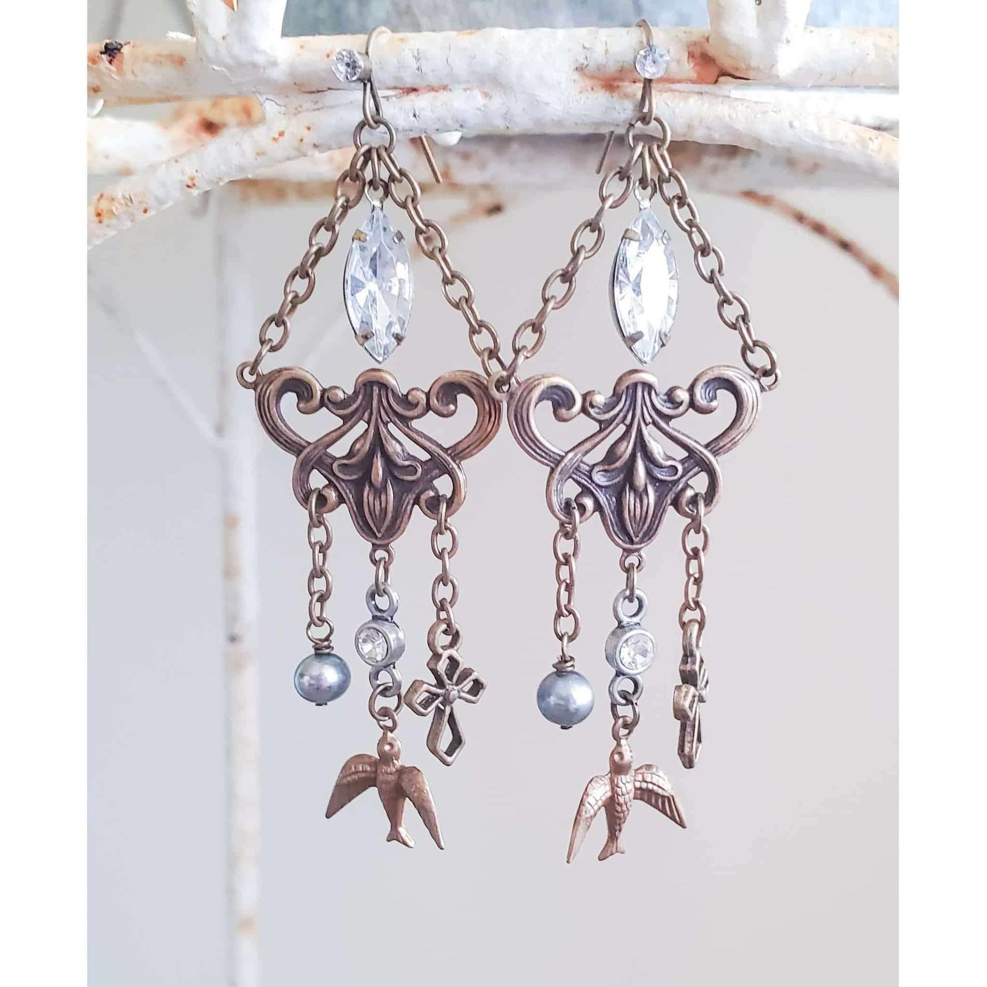 Victorian Chandelier Earrings - Nicki Lynn Jewelry