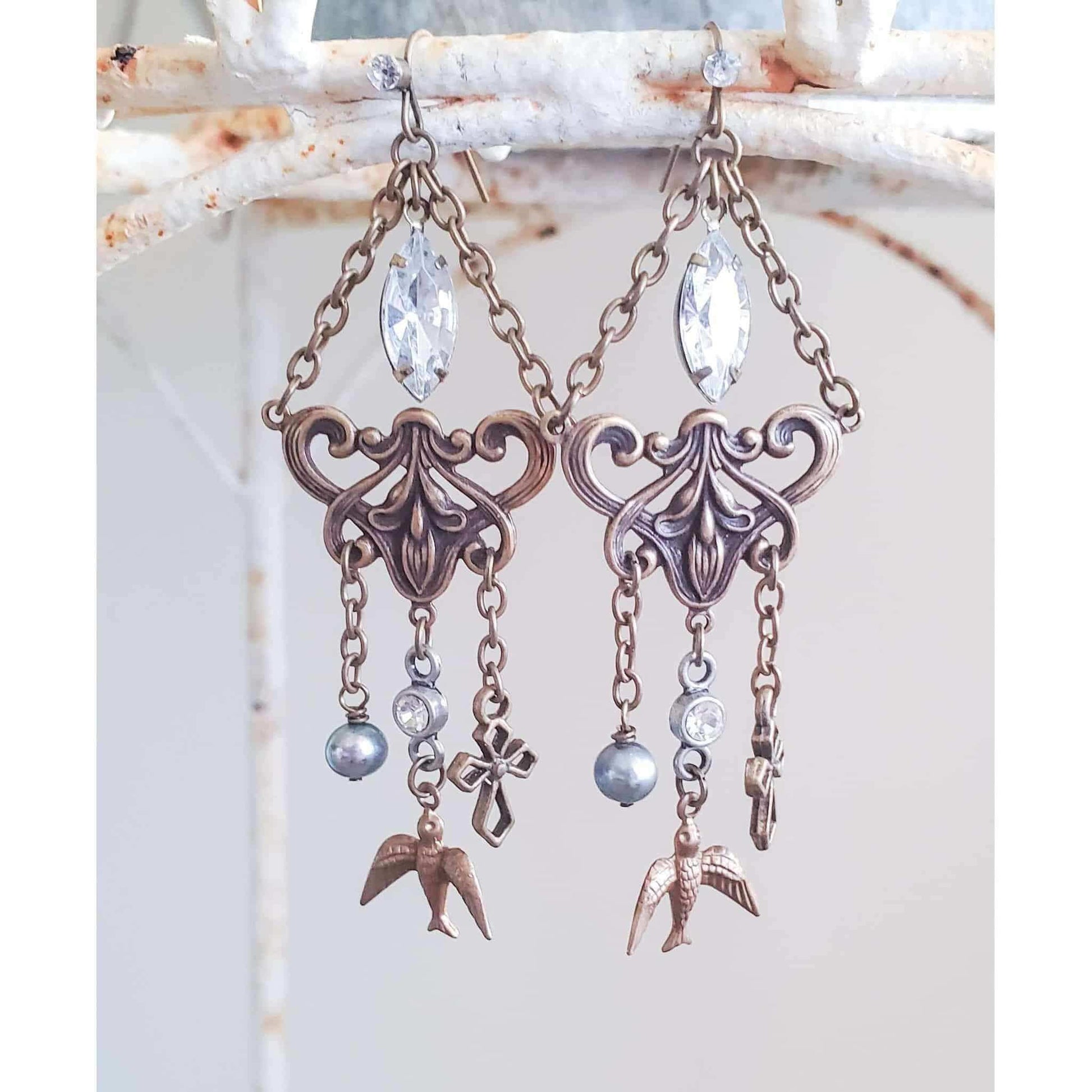Victorian Chandelier Earrings - Nicki Lynn Jewelry